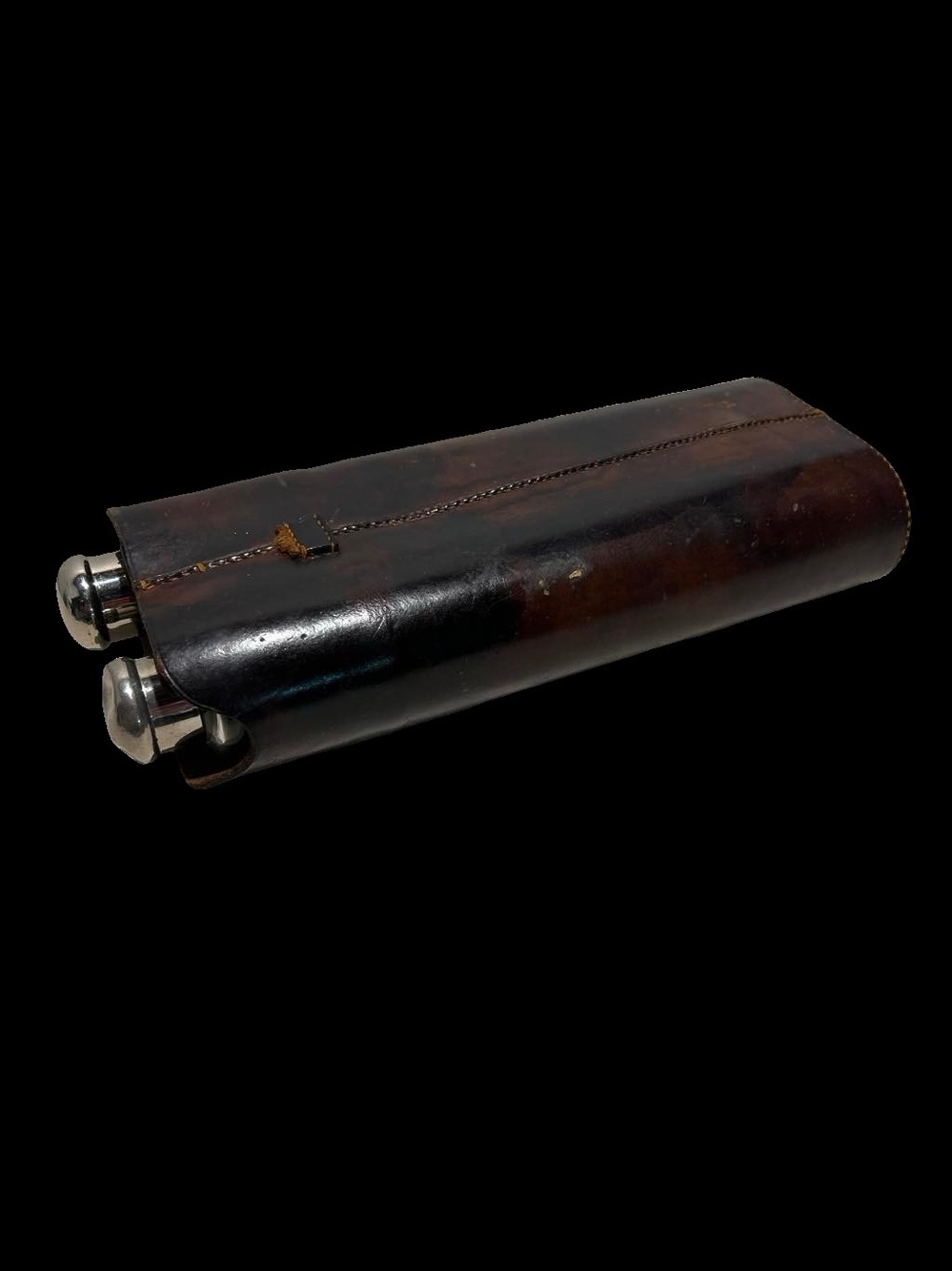 RARE Antique Victorian Double Riding / Hunting Flask Set, circa 1890-1910.